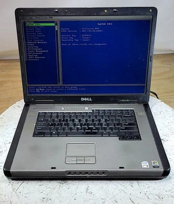 DELL PRECISION M90 Laptop Intel CORE2 T7200 4GB 250GB SEE NOTES - Image 1 of 4