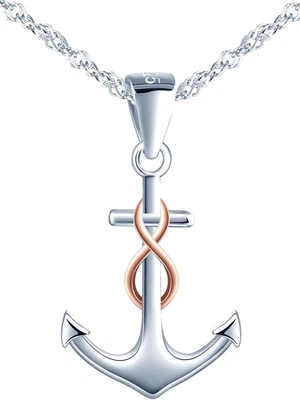 Collana E Orecchini Da Donna Ragazza, Parure Di Gioielli in Argento 925, Gioiell - Immagine 1 di 4