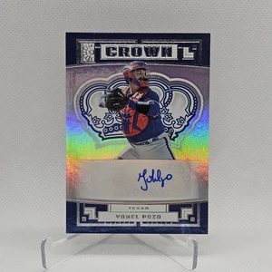 Panini Capstone 2022 Yohel Pozo Texas Rangers automático #C-YP 9221 - Imagen 1 de 3