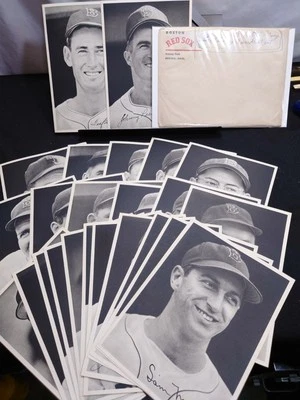1947 Boston Red Sox Team Player Photo Picture Pack Set w/ Envelope Ted Williams - Image 1 of 4