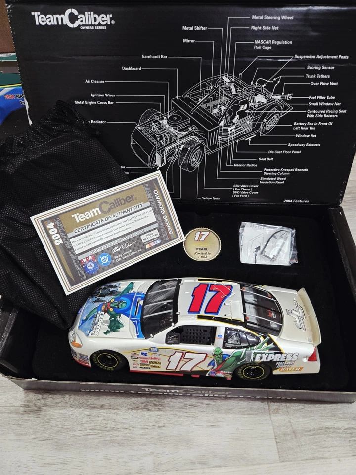 Martian ManhunterJustice League 2004 #17 1/24 fundido a presión NASCAR - RARO Foto 1 de 4