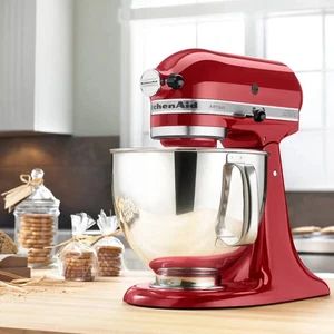 KitchenAid Artisan Serie KSM150PSER 5 Quart Neigekopf Standmixer, Rot Küche - Bild 1 von 3