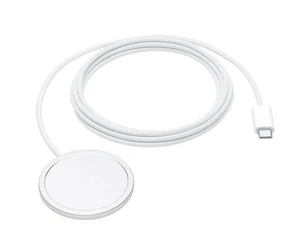 APPLE MAGSAFE CHARGER 1M WIRELESS CHARGER WITH FAST CHARGING (Braided) - WHITE - Photo 1/5