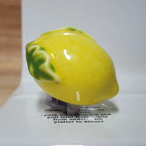 Nora Fleming Mini Lemon Squeeze A203 Hand-Painted Platter Charm NWT - Picture 1 of 5