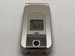 NTT Docomo F882Ies Raku Phone G209B63D Japanese Flip Phone Garakei Keitai Retro - Picture 1 of 10
