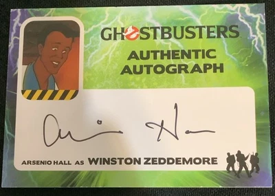 Карта с автографом охотников за привидениями Арсенио Холла AH Winston Cryptozoic 2016 - Изображение 1 из 2