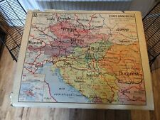 Vintage French School map, Eastern Europe