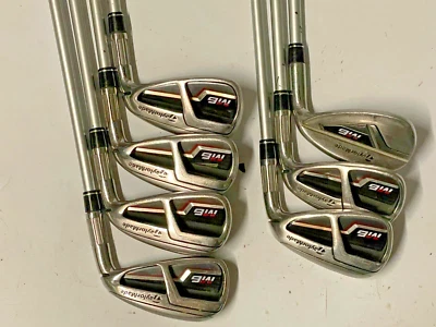 TaylorMade M6 irons 5-SW Fubuki Stiff Graphite shaft - Image 1 of 4