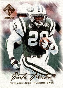 2000 Pacific Private Stock #68 Curtis Martin Retail Free S&H