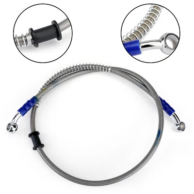 90cm/35" M10 Brake Oil Hose Line Banjo Fitting Stainless Steel End US A Foto 1 de 4