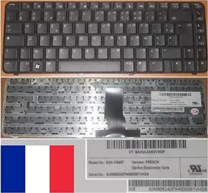 Azerty French Keyboard HP G61 Compaq NSK-H540F 9J.N8682.40F 486654-051 Black - Picture 1 of 1