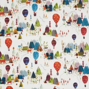 Prestigious Away We Go Multi Childrens 100% Cotton Fabric Digital Print - Picture 1 of 3