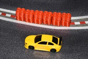 Reifenstapel Rot  Streckenbegrenzung 1:43 6er Set für Dr!ft Siku - Bild 1 von 3
