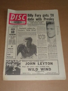 Disc - September 30 1961 Billy Fury/John Leyton cover (Kestrels/Shane Fenton) - Picture 1 of 1