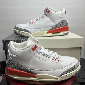 Nike Air Jordan 3 Retro Georgia Peach Mens 8y CK9246-121 Womens Size 9.5 New - Picture 1 of 8