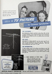 Radio & Television Journal Magazine December 1949 Electronics Ads Appliances - Picture 1 of 6