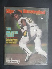 Sports Illustrated September 6, 1982 Rickey Henderson Oakland As MLB Sep '82 C