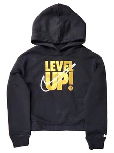 Nike 3 Brand Black & Gold Level Up Athletic Sweatshirt Sweat Shirt Size 6X - Picture 1 of 2