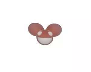 Deadmau5 Music Group Red Smiling Mouse Symbol Pin - Picture 1 of 1