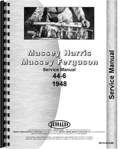 Manual de servicio de tractor Massey Harris 44 (1948) MH-S-44-6 (48) - Imagen 1 de 1