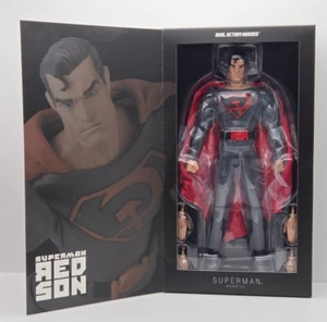 DC Comics Superman Red Son Ver. Figura de héroes de acción reales Medicom Toys nueva en caja - Imagen 1 de 13