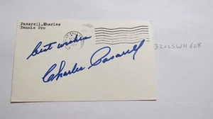 Charles Pasarell signed Postcard TENNIS - Picture 1 of 3
