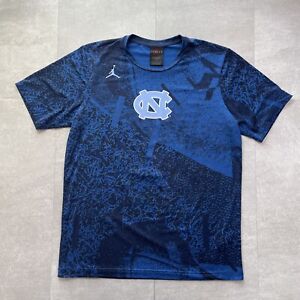 Air Jordan Nike UNC Tar Heels t shirt team issue all over print size medium NCAA