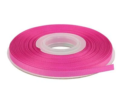 Solid Grosgrain Ribbon Garden Rose 1/4" x 25 Yards for Party Decor and Sewing - Image 1 of 4