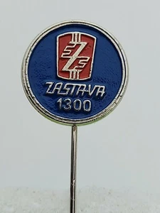ZASTAVA 1300 KRAGUJEVAC Logo vintage pin badge - Yugoslavia car automobile pin - Picture 1 of 2
