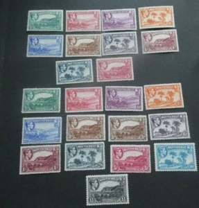 MONTSERRAT 1938 SET 23 TO £1 ALL PERFS 12 & 13 & 14 FINE MINT CAT £348 - Bild 1 von 5