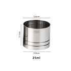 Stylish Silver Stainless Steel Measure Cup Cocktail Shaker Tool 25ML 35ML 50ML