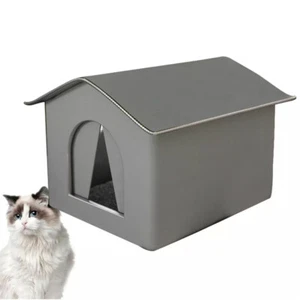 Outdoor Cat House Dog Shelter Insulated Weatherproof Pet Home - Picture 1 of 12