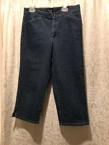 Guess Girls Size 16 Crop Jean Pants No Wear, Rips Or Tears Front Pockets Nice - Picture 1 of 6