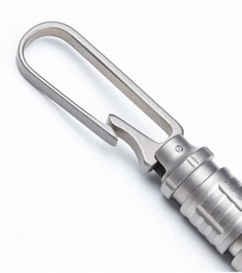 360 Degree Titanium Integrated Belt Universal Quick Release Buckle Keychain - Picture 1 of 12