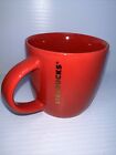 Starbucks ~ Red Mug ~ 14 Fluid Oz ~ Ceramic Coffee Cup ~ Gold Lettering ~ 2017