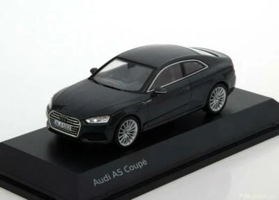 AUDI A5 COUPE 2016 TYP F5 MANHATTAN GREY SPARK 5011605433 1/43 METAL GRAU - Photo 1/3