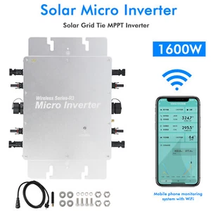 MPPT Micro Solar Inverter (WVC-1600W) mit WiFi Steuerung für Überwachungssysteme - Bild 1 von 12