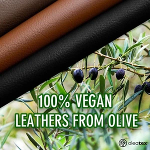 Faux Leathers from Olive, 100% Vegan & Recyclable Plant Based Next-Gen Materials - Picture 1 of 180