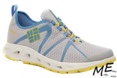 New COLUMBIA Powerdrain Cool Women Shoes Sz 10.5 (MSRP $110) Hiking Walking Slvr - Image 1 of 4