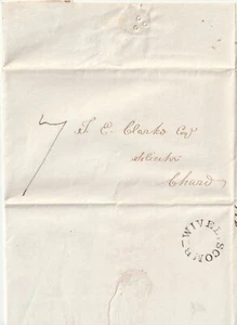 1831 UDC WIVELISCOMB OMK LETTER B BOUCHER LEGAL CASES TO T CLARKE IN CHARD SOMSt - Picture 1 of 3