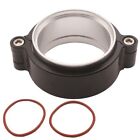 Exhaust V-band Clamp Flange Assembly Anodized Clamp For 2.5" Turbo Dump Pipe BK