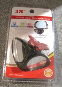 Dual Blind Spot Mirror Wide Angle For Car Left Side Mounting - Adjust Manually - Foto 1 di 11