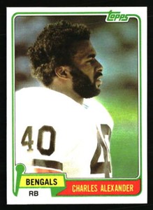 Charles Alexander 1981 Topps #222  Football Card