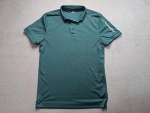 J.LINDEBERG Green Mens golf polo shirt Size M - Picture 1 of 13