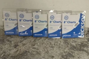 Dickson C448 300 Pk 8 In Circular Chart Diameter Circular Paper Chart - Picture 1 of 11