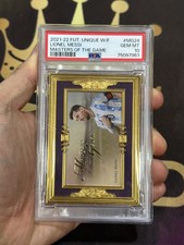 2021-22 Futera Masters of the Game 24KT Gold Framed Lionel Messi 01/11 PSA 10