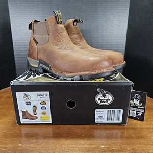 Georgia Boot Eagle One Bota de Trabajo Chelsea Impermeable GB00315 Talla 12 Para Hombres - Imagen 1 de 12