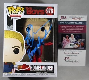 ANTONY STARR SIGNED THE BOYS HOMELANDER FUNKO POP FIGUR HANDSIGNIERT +JSA COA - Bild 1 von 2