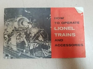 1950 LIONEL TRAINS/ HOW TO OPERATE BOOKLET- VERY GOOD CONDITION - Picture 1 of 2