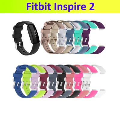 For Fitbit Inspire 2 Replacement Silicone Wristband Strap Watch Classic Band
